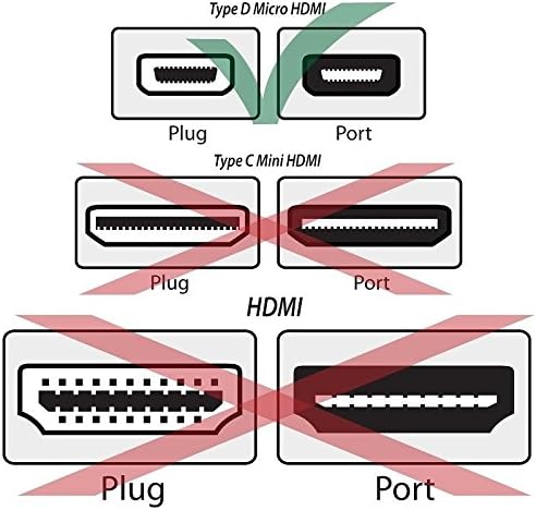 Кабел Mizar Micro HDMI към HDMI конектора-6 фута за Cisco Flip Video UltraHD 3-то поколение
