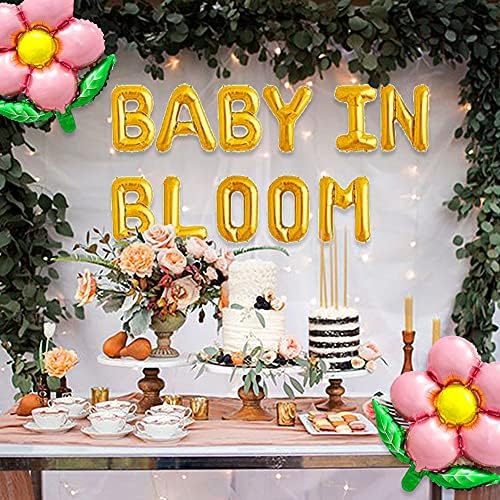 JeVenis Baby in Bloom балони Baby in Bloom Банер Baby In Bloom Украса за Душата на детето Baby In Bloom Фон Флорални Декорации за Душата на Детето
