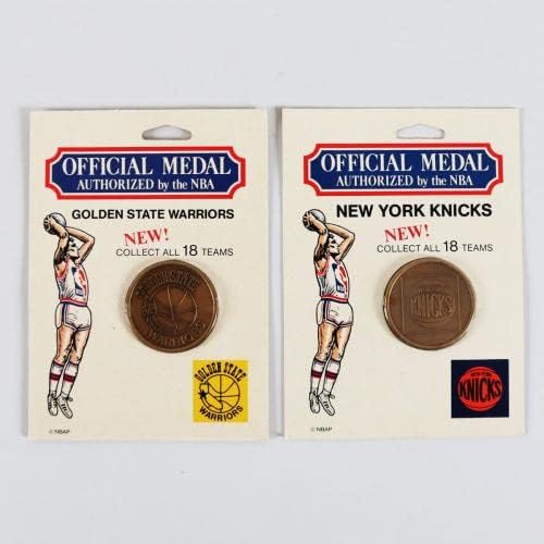 Стари монети от Световния спортен мента с бронзови медали НБА (4) Бъфало Брейвз, Вашингтон Буллетс и т.н. - Фотомонеты и монети НБА