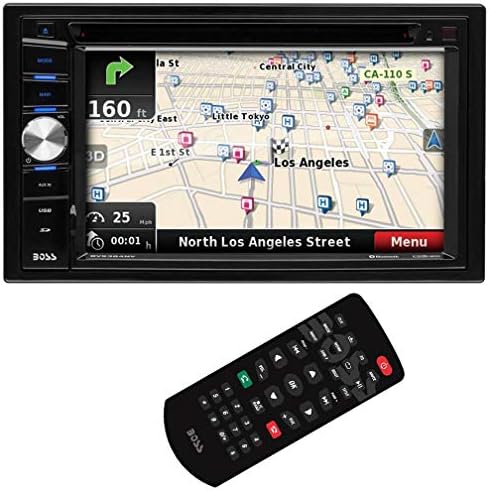 BOSS Audio Systems BV9384NV GPS навигация - Двоен Din, Bluetooth-Аудио и предизвикателство, 6,2-инчов сензорен LCD дисплей,