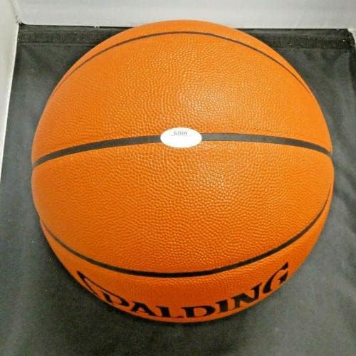 Лари Бърд Бостън Селтикс Баскетбол КОПИТО подписа договор с Сполдингом Баскетбол с JSA COA - Баскетболни топки с автографи