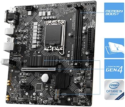 Дънна платка MSI PRO B660M-G DDR4 ProSeries (mATX, Intel Core 12-то поколение, конектор LGA 1700, DDR4, PCIe 4,