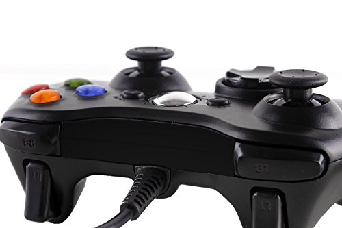 Кабелен гейм контролер Mix-Play USB за Xbox 360 и PC - Черен