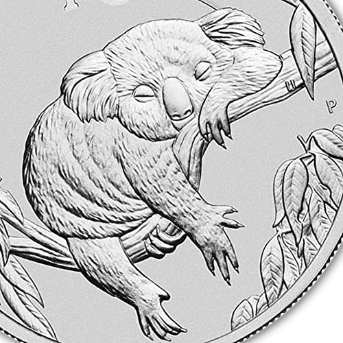 Австралийската сребърна монета Коала 2022 г. в купюри 1 тройунция, Брилянт, без лечение (в капсули) със сертификат за автентичност