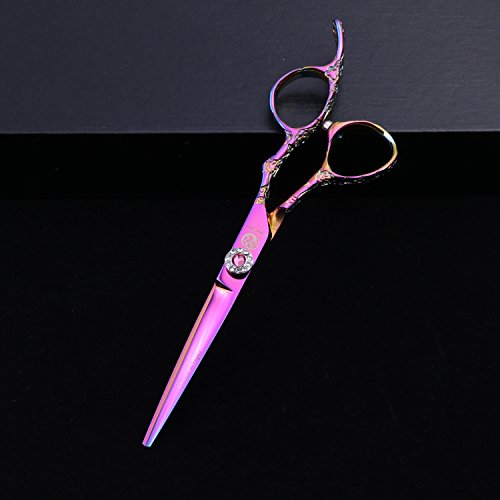 Purple Dragon 6,0-инчов Професионален Салонные ножица за подстригване на коса с драконьей дръжка - Фризьорски салон
