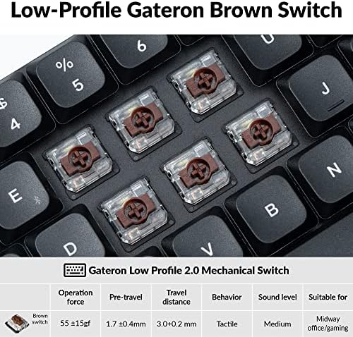 Ключодържател K7 Pro QMK/VIA Ультратонкая Потребителската Безжична Ръчна клавиатура, 65% оформление, Програмируеми Макро-Жични клавиатура с RGB подсветка, Нископрофилен п