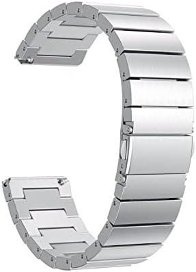 KUAIKUAI Bai Wu Shi Модерен каишка за часовник от Неръждаема Стомана за Fitbit за Versa Смарт Часовници Гривна Подмяна