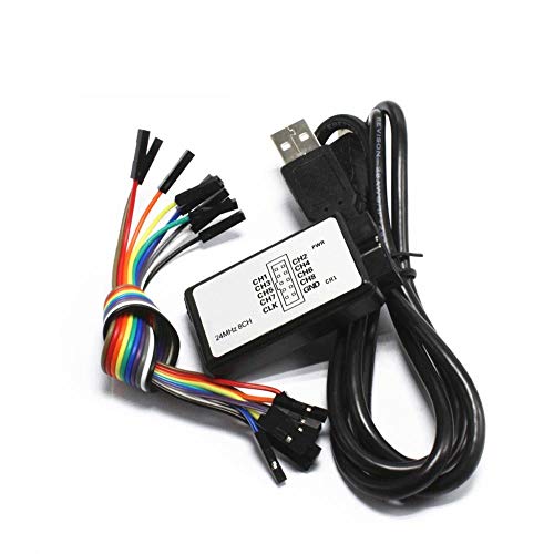 5 комплекта USB Logic Analyze 24M 8CH MCU ARM FPGA DSP Инструмент за отстраняване на грешки