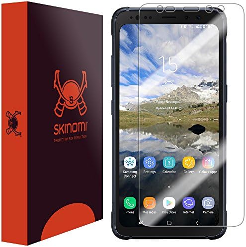 Защитно фолио Skinomi, Съвместима с Galaxy S8 Active Clear TechSkin TPU Anti-Bubble HD Филм