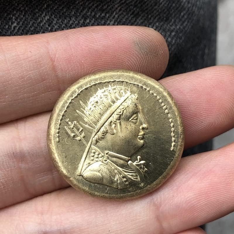 Гръцките Монети, Месинг Със Сребърно Покритие Старинни Занаяти Чуждестранни Възпоменателни Монети На Нередовно Тип 100