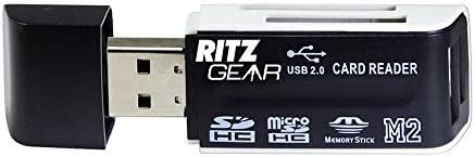 Карта памет Ritz Gear 64GB V60 4K U3 SDXC 10 опаковки с четец-media reader и държач за карти памет Vivitar с 12