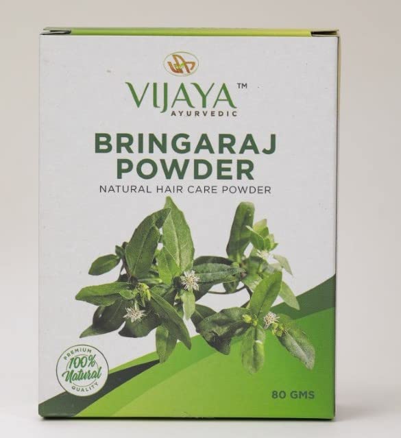 Vijaya Bringaraj Powder-Натурална Пудра На Прах За Грижа За Косата