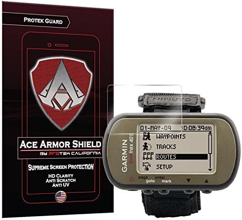 Защитно фолио Ace Armor Shield Protek Guard (2 опаковки) за екрана на Garmin ForeTrex 401 е с безплатна доживотна