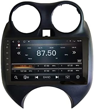 Андроид 10 Авторадио Автомобилната Навигация Стерео Мултимедиен плейър GPS радио 2.5 D Сензорен екран за Nissan Март 2010-2017 Восьмиядерный 6 GB RAM И 128 GB ROM (CarPlay / Android Auto)