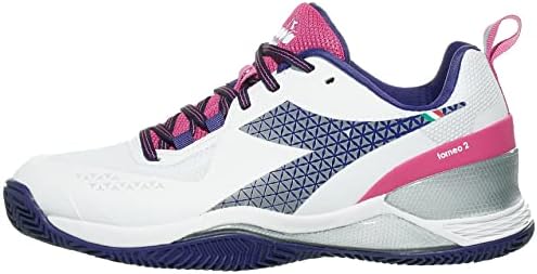 Дамски тенис обувки Diadora Blushield Torneo 2 Clay Бял цвят с шарени