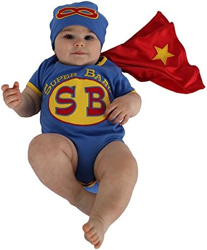 Комплект боди и шапка за новородено Sozo Baby-Boys Super Baby