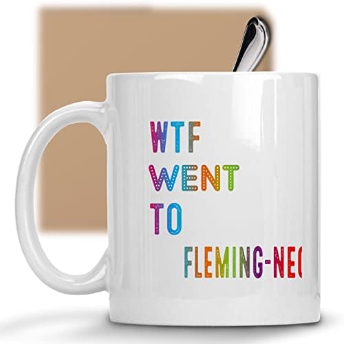 Кафеена Чаша Смешни Fleming-neon Coffy Wtf Wen To Fleming-неонов Уникален Подарък за мъже и Жени 473078