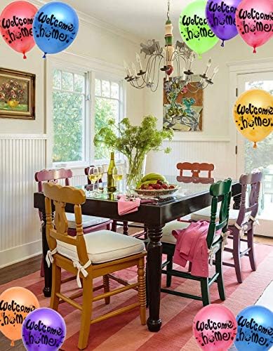 Балони JumDaQQ Welcome Home, за декорация на дома, аксесоари за семейни партита (21 опаковане на случаен принцип)