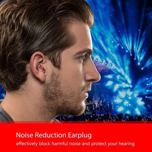 Силиконовата Gag за уши Zeadio с Шумоизолация, Удобен Формованный слушалка за защита на слуха, Шумозащитный подложка