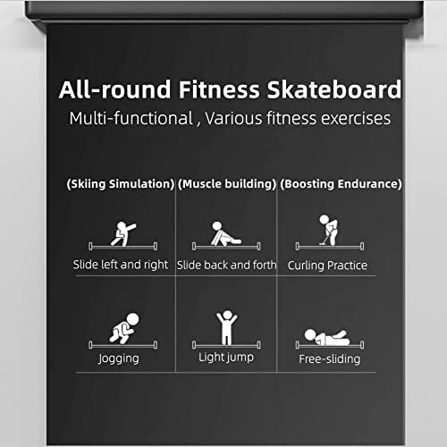 Тренировочная bulletin Board Slide за фитнес с концевыми упорами, пълзящи пинетками, Чанта за носене и ръководство за