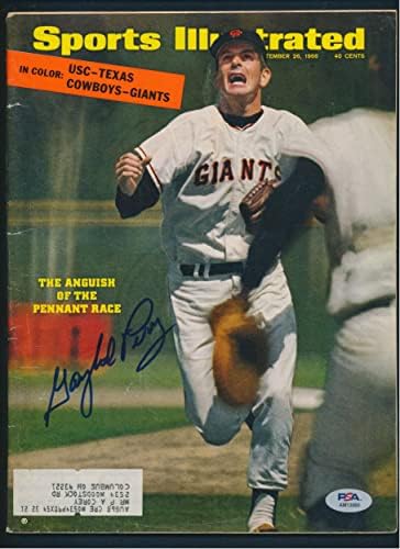 Гейлорд Пери Подписа за Спортс илюстрейтид с Автограф на PSA/DNA AM13060 - Списания MLB с автограф