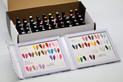 Комплект лакове за нокти VGE БОН за тийнейджъри, жени, момчета 60 цвята Гел-лак с UV-радиация-Комплект гел-лак-Лак