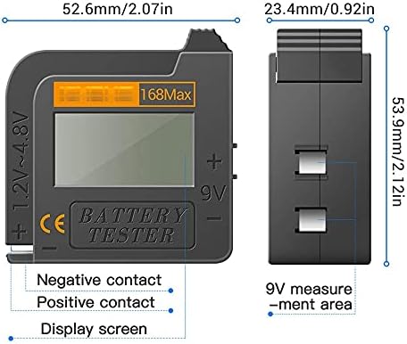 KXDFDC 168Max Цифров Тестер Капацитет литиева батерия LCD Тестер за Напрежение на Батерията Дигитален Инструмент