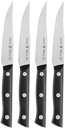 Комплект ножове за стек HENCKELS Dynamic, остри като бръснач, е от 4 теми, немска разработка на базата на повече от 100-годишна умения