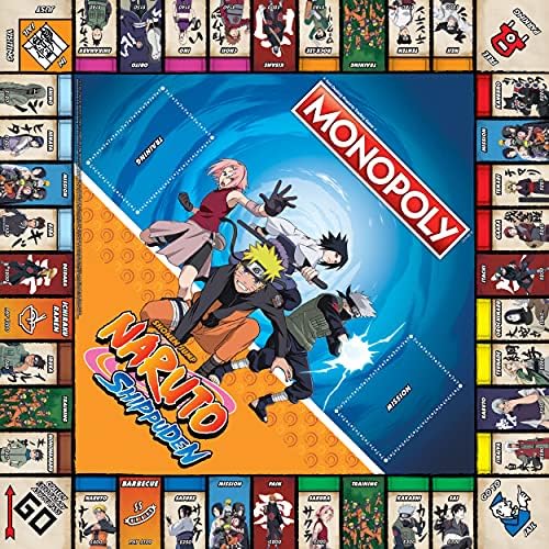 Монополът на Наруто | са подбрани играта Монопол с японския сериалом манга | Познати места и Емблематични моменти от аниме-шоу
