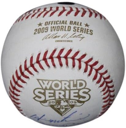 2009 Отбор Ню Йорк Янкис, Подписано на 9 Топки Световните серии по бейзбол Sigs Steiner 33945 - Бейзболни топки