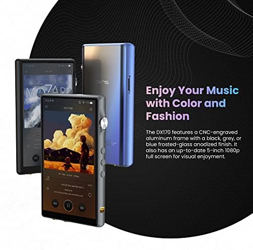 Висококачествен цифров аудио плейър iBasso DX170, аудио плеър, с висока резолюция на ОС Android 11, Bluetooth LDAC и 2G ram,