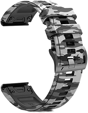 SAWIDEE 26-22 мм Силикон быстросъемный каишка за часовник Garmin Fenix 7 7X6 6X Pro 5X5 Plus 3 HR MK2 Easyfit