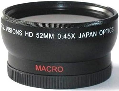 Широкоъгълен обектив 52 мм Digital Vision за видеокамера Sony HDR-PJ710V HDR-PJ760V HDR-CX760V HDR-PJ790V Handycam