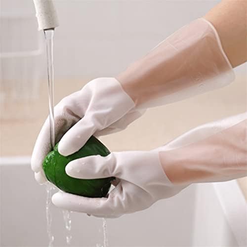 N/A 1 Чифт Латексови ръкавици Нескользящие Трайни Прозрачна работа у дома, миене на съдове, пране, Непромокаеми