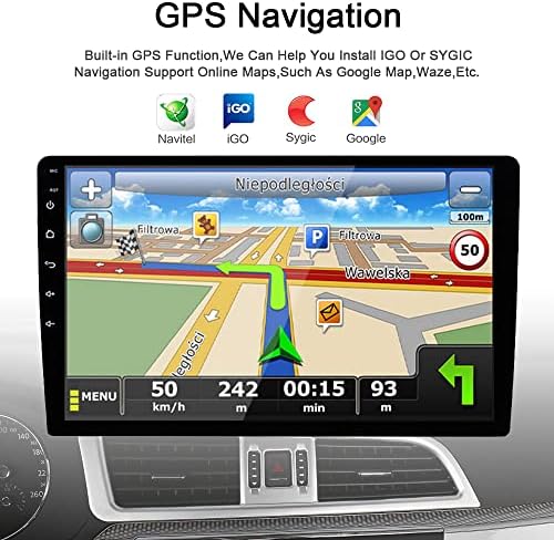 Android 12 Автомобилното Радио CarPlay Android Авто GPS Навигация Стерео 9 Сензорен Екран WiFi Подмяна на