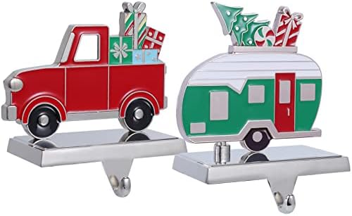 2 БР. Коледни Държачи за отглеждане на Полицата пелерини, Коледни Закачалки за Отглеждане, 3D Здрава Кука за Отглеждане,