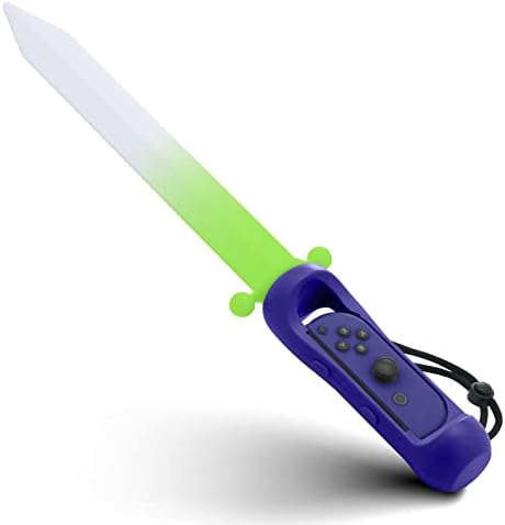 Игри меч с led подсветка за Nintendo Switch Joy-Con, Ръкохватка за игри Skyward Sword Switch с каишка за ръка