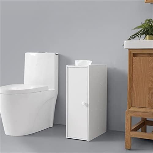 CXDTBH Мебели от PVC Тесен Шкаф за баня, Тоалетни [20 * 40 * 65 см] Шкаф за баня, Ъглова Етажерка, Стелажи