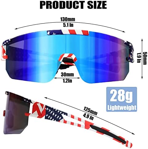 SENRANL Спортни Слънчеви Очила за Мъже И Жени, P-V Стил, Поляризованная Защита UV400, Бейзбол, Колоездене, Бягане, каране на ски