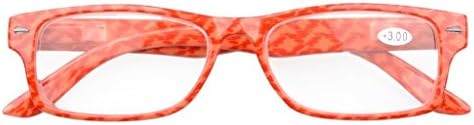 Eyekepper 5-Pack Кутия Панти С Шарките На Правоъгълни Очила За Четене За Жени + 1.0