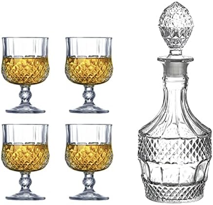 комплект за уиски cathyladi за Мъже, опаковки от 2/4/6 Луксозни Кристални Чаши за Уиски, 7,44 унция, чаши Бърбън и Ром, Бар чаша, Чаши за уиски, Подарък