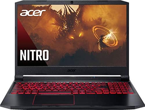 Лаптоп за игри Acer Nitro с 15,6-инчов IPS FHD резолюция, 6-ядрен процесор AMD Ryzen 5-4600H с честота до 4,0 Ghz,