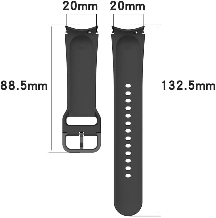 Силиконови Въжета HOUKAI за спортна Гривна Smartwatch Watch Band (Цвят: сив)