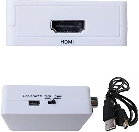 Easyday AV-HDMI Конвертор 1080P Mini RCA Композитен CVBS AV-HDMI Аудио Конвертор на Видео Адаптер С Поддръжка на