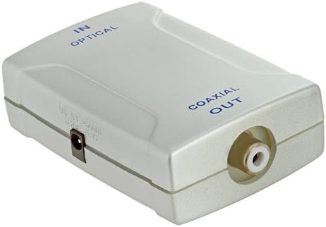 Конвертор оптични Toslink в коаксиален (RCA) цифров аудиопреобразователь
