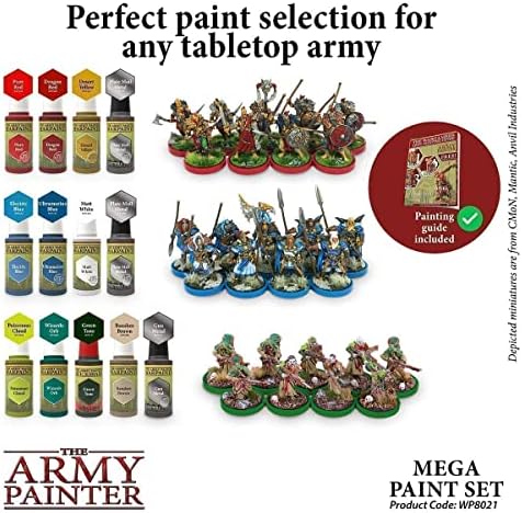 Набор от инструменти за бързо измиване Army Painter Warpaints Quickshade - Mega Paint Set 3 - Матиран лак Срещу блясък