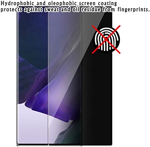 Защитно фолио за екрана Vaxson Privacy, съвместима със стикер Hisense TV 32E40H 32 За защита от шпионски филми