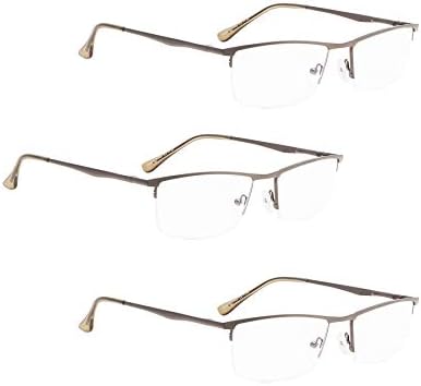 LUR 3 опаковки очила за четене в полукръгла рамка + 6 опаковки класически очила за четене (само за 9 двойки ридеров + 2,50)
