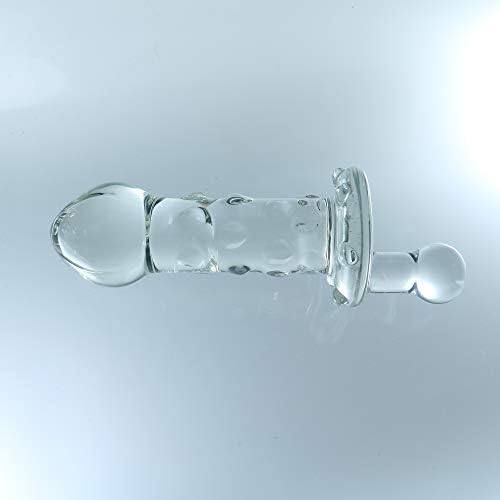 Стъклена Разклона за Удоволствие TOPWEL 5,7 инча 14,5 см с Дръжка от Прозрачна Пъпеш