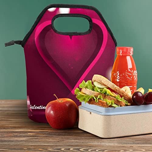 Дамски Чанта за обяд GUEROTKR, Кутия за Обяд за Мъже, Дамски Кутия за Обяд, Червено модел във формата на сърце